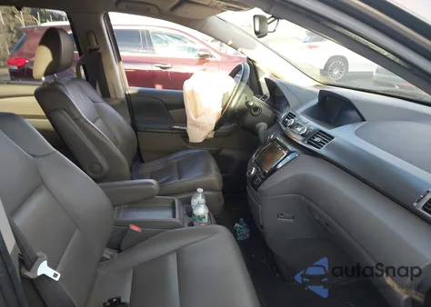 2014 Honda Odyssey Ex-L from USA, damaged, VIN 5FNRL5H65EB012609